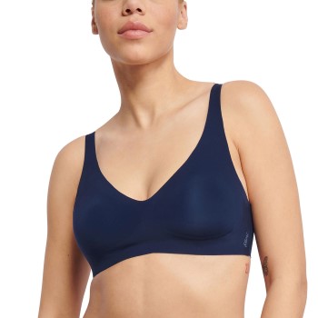 Sloggi Bh Zero Feel 2 0 Soft Bra Marineblå Large Dame