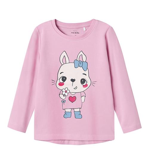 Se Name It Bluse - NmfVix - Pastel Lavender/Cute Bunny With Flo ved KidsWorld