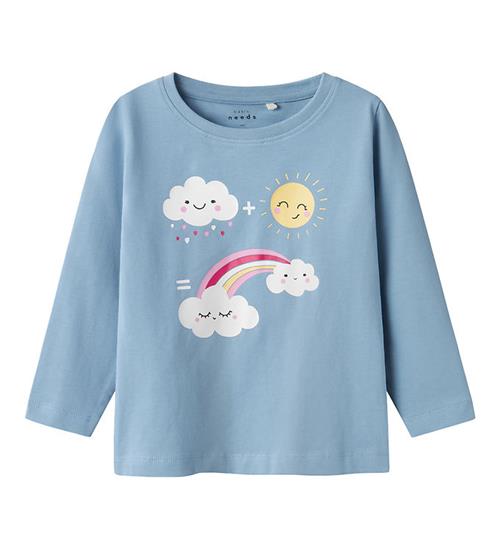 Se Name It Bluse - NmfVix - Endless Sky/Sky - Sun And Rainbow ved KidsWorld