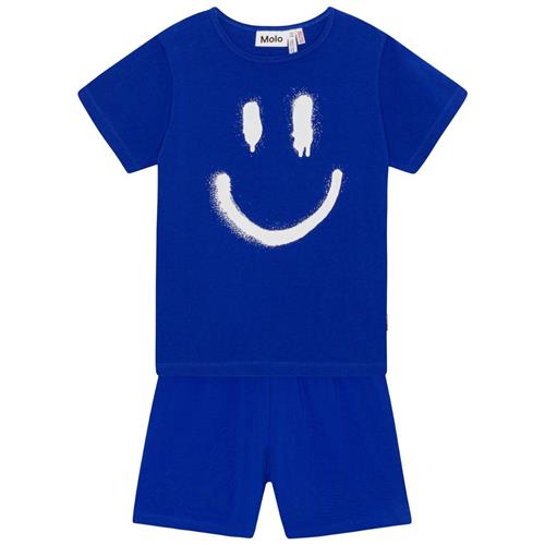 Molo GOTS Luvis T-shirt Og Shorts Sæt Reef Blue | Blå | 92/98 cm