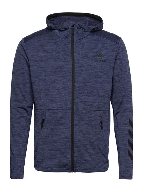 Se Hummel Hmlaston Zip Hoodie Hummel Blue ved Booztlet