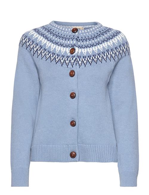 Jumperfabriken Joelle Cotton Cardigan Jumperfabriken Blue