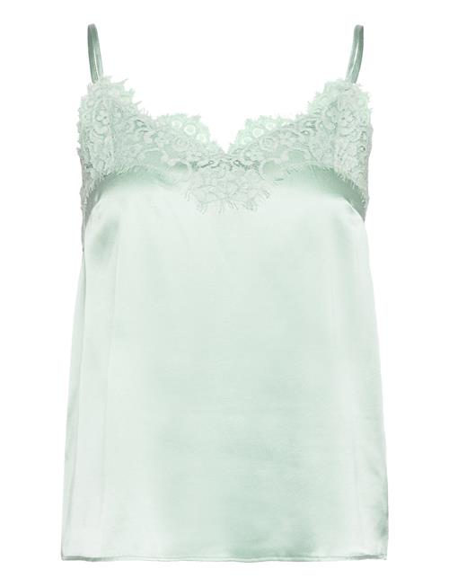 Rwjade Silk Lace Strap Top Rosemunde Green
