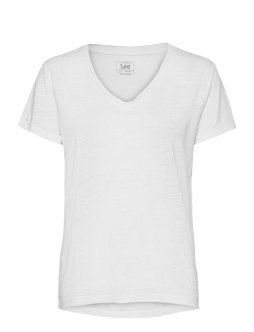 Se Lee Jeans V Neck Tee Lee Jeans White ved Booztlet