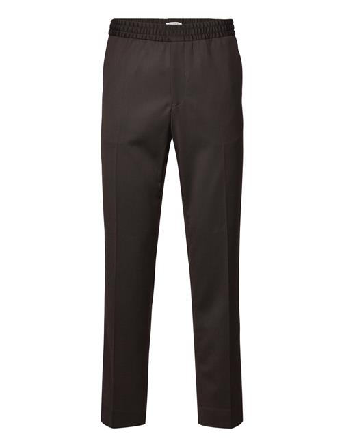 Se Filippa K Relaxed Wool Trousers Filippa K Brown ved Booztlet