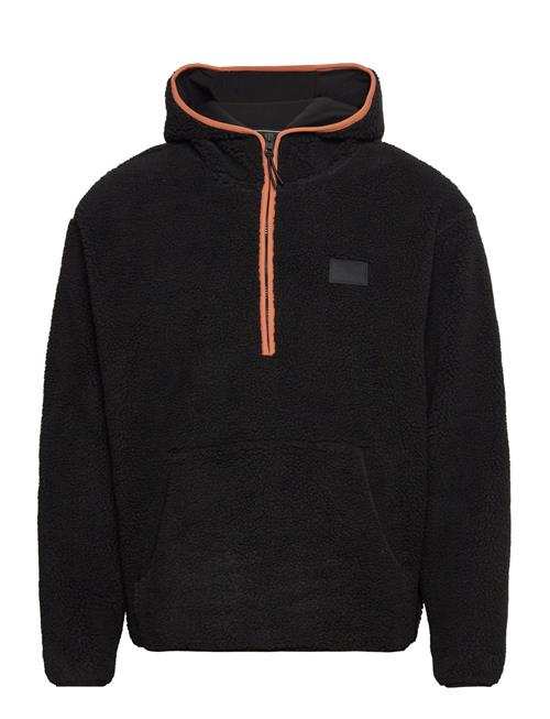 Calvin Klein Jeans Sherpa Half Zip Hoodie Calvin Klein Jeans Black