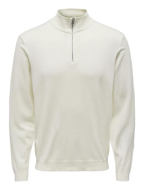 ONLY & SONS Onswyler Life Reg 14 Half Zip Knit Noos ONLY & SONS Beige