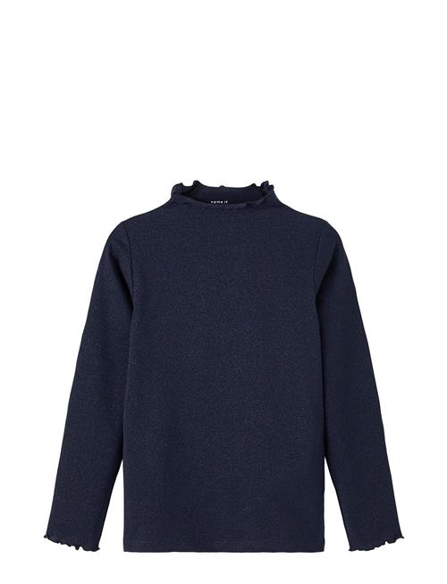 Nkfrikort Ls Slim Top Name It Blue