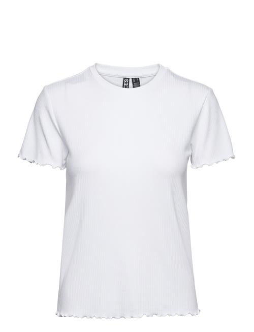 Pieces Pcnicca Ss O-Neck Top Noos Pieces White