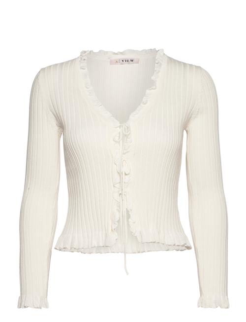 Fabian Tie Cardigan A-View White