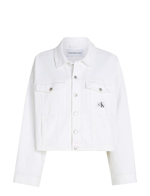 Calvin Klein Jeans Relaxed Denim Jacket Calvin Klein Jeans White