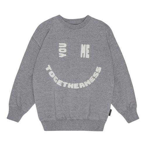 Se Molo GOTS Mar Sweatshirt Gråmeleret | Grå | 92 cm ved Babyshop