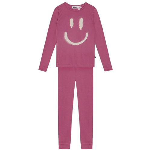 Molo GOTS Lue Pyjamas Dark Rose | Lyserød | 92 cm