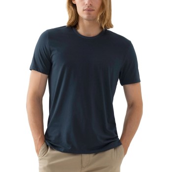 Se Mey Dry Cotton Colour T-Shirt Mørkblå Small Herre ved Timarco