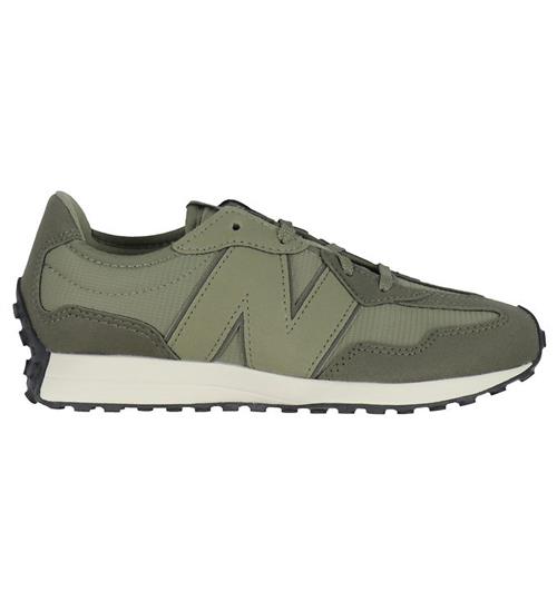 Se New Balance New Blaance Sko - 327 - Covert Green/Dark Moss ved KidsWorld