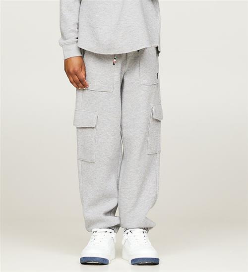 Tommy Hilfiger Bukser - Monotype Waffle - Light Grey Heather