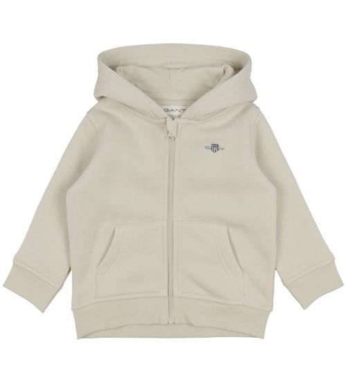 Se GANT GANT Cardigan - Shield - Soft Oat ved KidsWorld