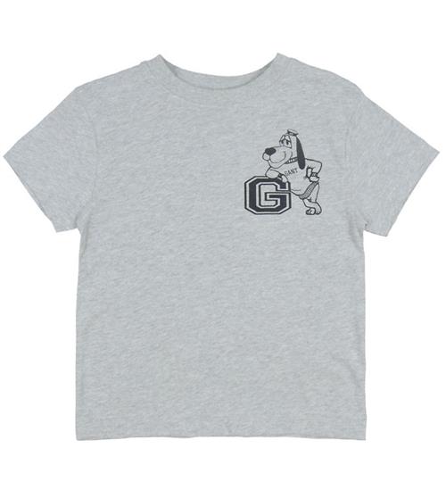 Se GANT GANT T-shirt - G Dog - Light Grey Melange ved KidsWorld