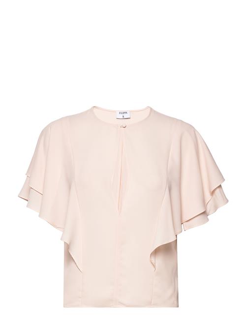 Filippa K Frill Sleeve Top Filippa K Pink