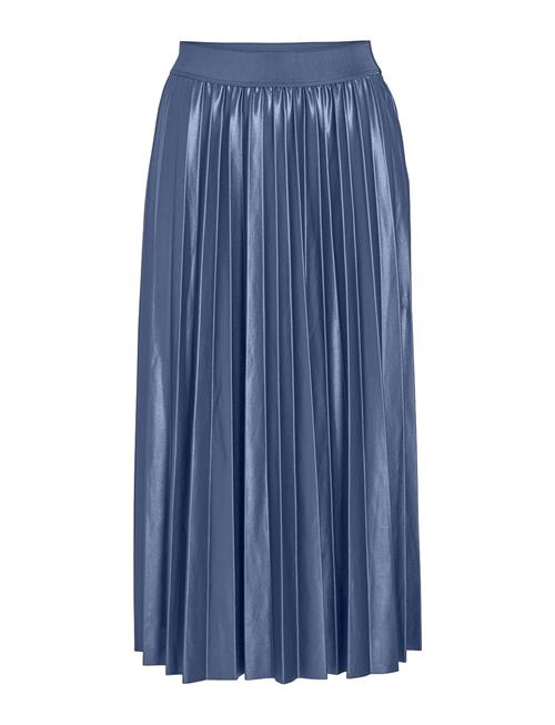 Vila Vinitban Midi Skirt - Noos Vila Blue