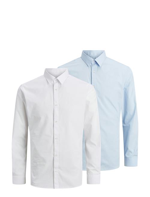 Jack & Jones Jjjoe Shirt Ls 2 Pack Mp Jack & J S White