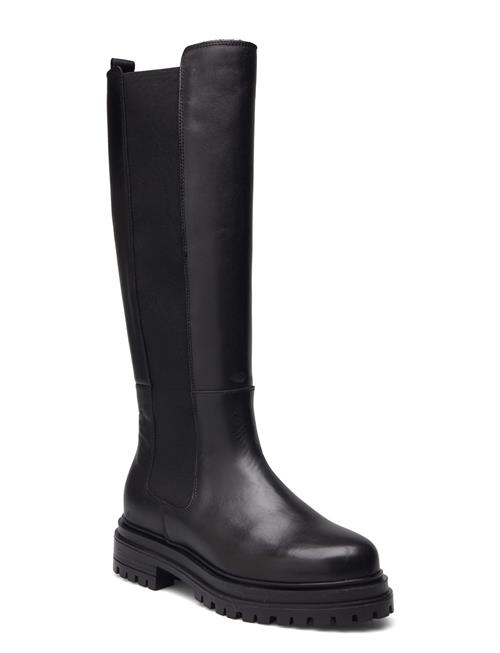 Bianco Biadarlene Chelsea Long Boot Leather Bianco Black