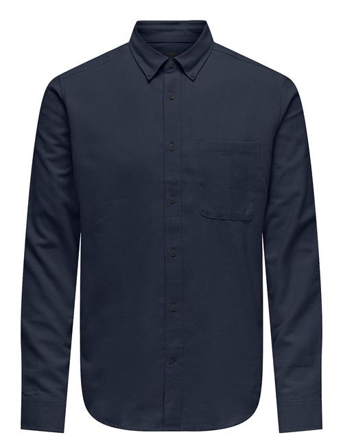 Onsgudmund Slim 1-Pkt Solid Shirt Noos ONLY & SONS Navy