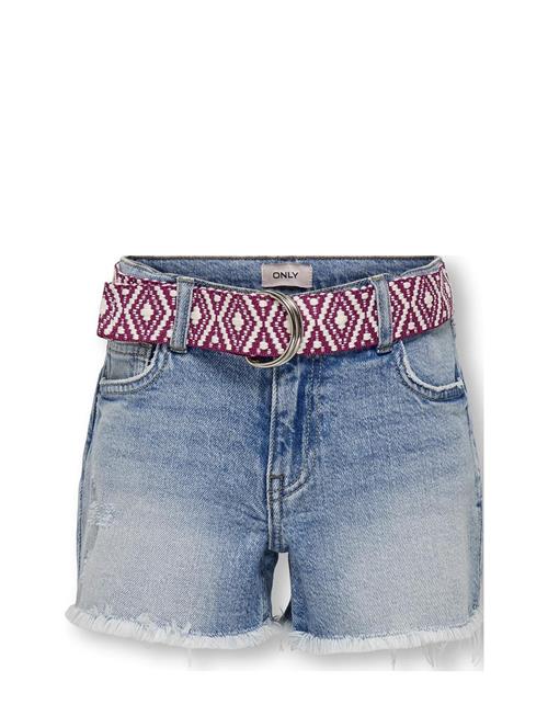 Kids Only Kogrobyn Belt Vintage Dnm Shorts Azg Kids Only Blue