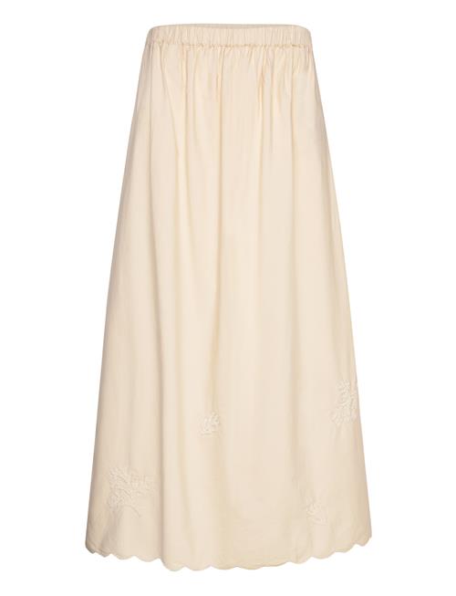 Selected Femme Slfmelli Hw Ankle Skirt B Selected Femme Cream