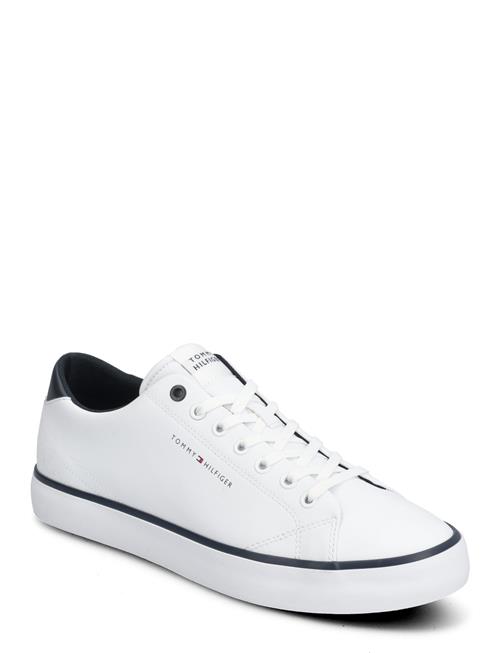 Se Tommy Hilfiger Th Hi Vulc Core Low Leather Tommy Hilfiger White ved Booztlet