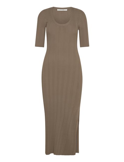 Salvagz Long Dress Gestuz Brown