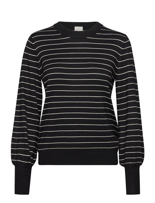 Kaffe Kalizza Striped Pullover Kaffe Black