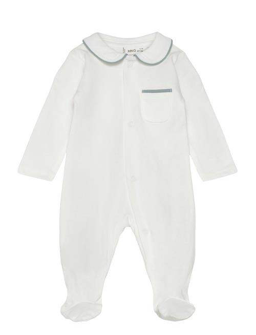 Mango Cotton Body Pyjamas Mango White