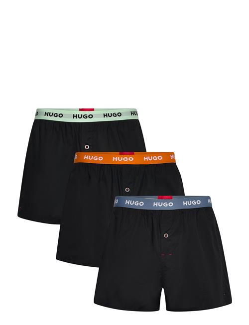 HUGO Woven Boxer Triplet HUGO Black