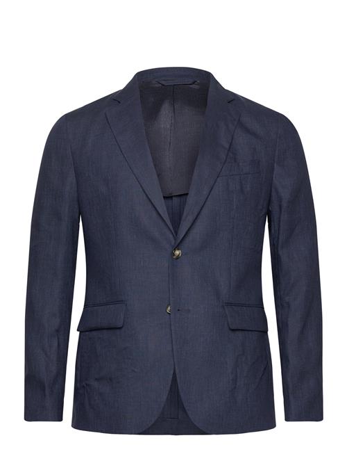 Hopper U Super Linen Blazer J. Lindeberg Navy