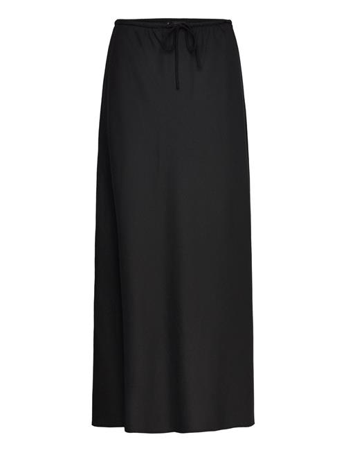 Long Skirt With Adjustable Bow Mango Black