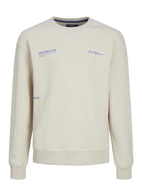 Se Jack & Jones Jjgreat B2S Sweat Crew Loose Ln Jnr Jack & J S Cream ved Booztlet