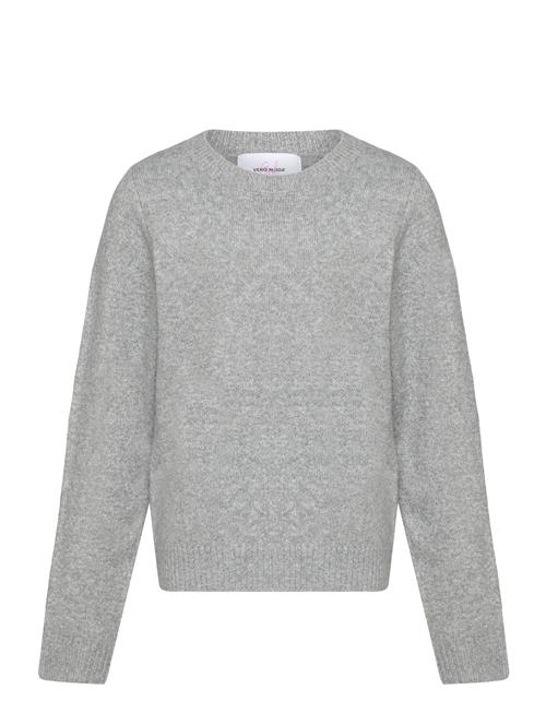 Se Vero Moda Girl Vmdoffy Ls O-Neck Blouse Ga Noos Girl Vero Moda Girl Grey ved Booztlet