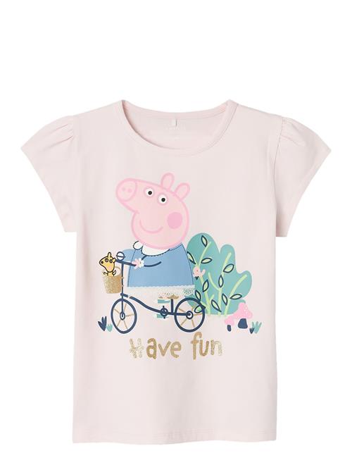 Nmfjasmine Peppapig Ss Top Cplg Name It Pink