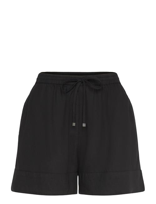 Mango Fluid Shorts With Bow Mango Black