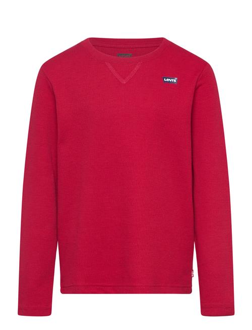 Se Levi's Levi's® Thermal Crew Knit Top Levi's Red ved Booztlet