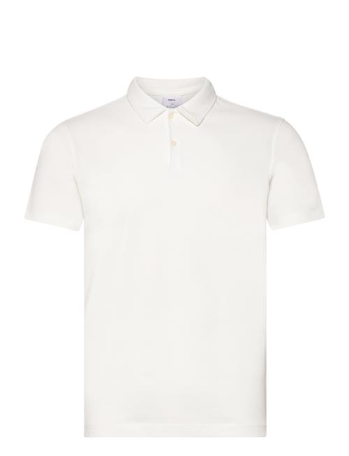 Mango Slim-Fit Cotton Piqué Textured Polo Shirt Mango White