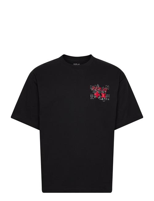 Replay T-Shirt Over Core Replay Black