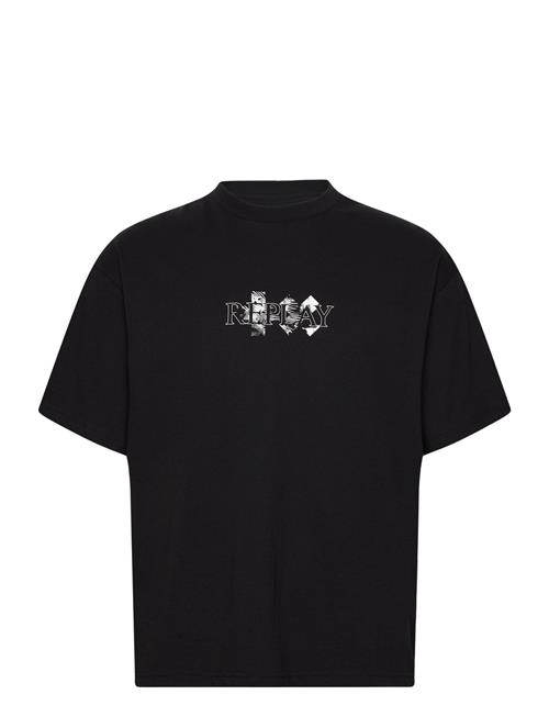 Replay T-Shirt Over Core Replay Black