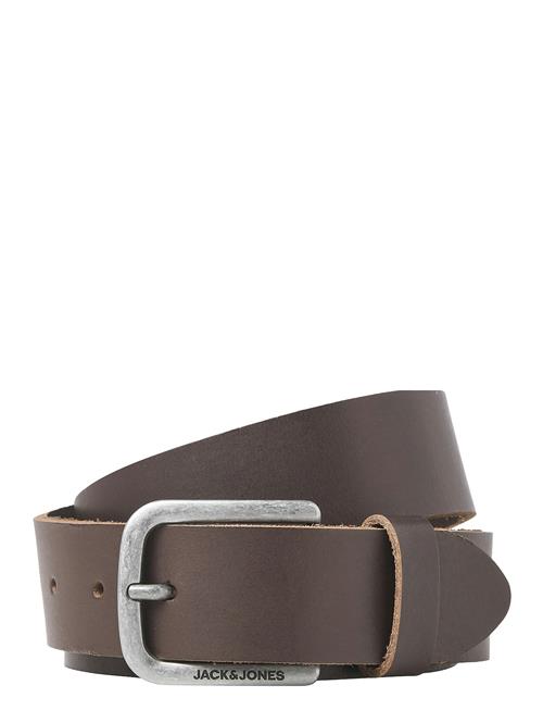 Jack & Jones Jacgio Leather Belt Jack & J S Brown