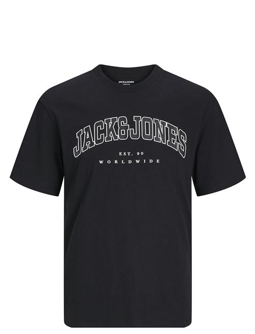 Jack & Jones Jjecaleb Varsity Tee Ss O-Neck Sn Mni Jack & J S Black