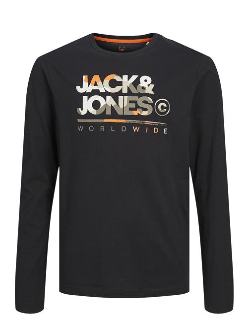 Jack & Jones Jjluke Tee Ls Crew Neck Mni Jack & J S Black