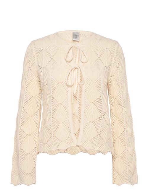 Se YAS Yastreala Ls Knit Cardigan YAS Cream ved Booztlet