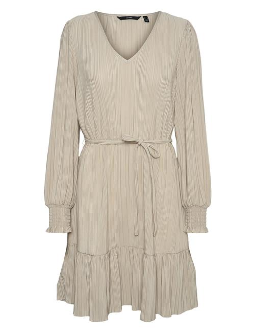 Vero Moda Vmsoma Ls Short Dress Jrs Vero Moda Beige