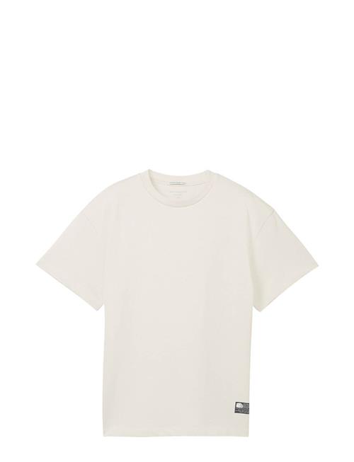 Se Tom Tailor Over Printed T-Shirt Tom Tailor White ved Booztlet